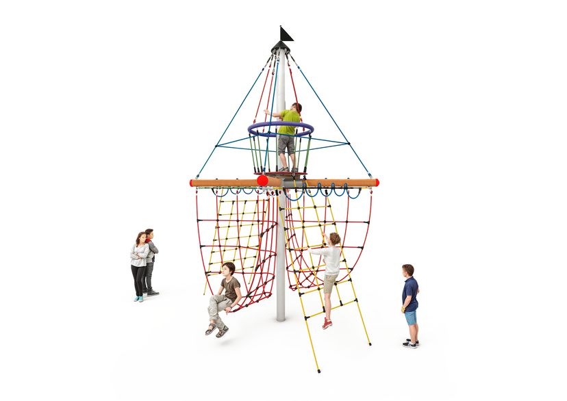 Piratenturm „Störtebeker“ - Querträger aus Holz