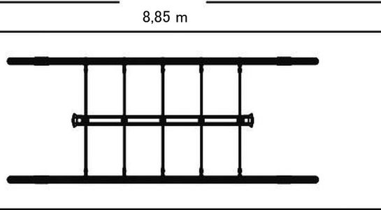 Cyclops rope-end swinger, 4-seater, single