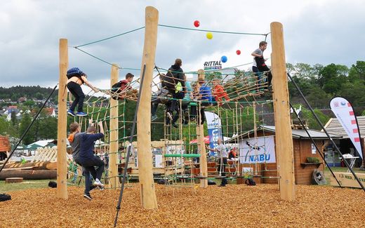 6-Eck-Tower begeistert Hessentagsbesucher