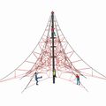 Seilpyramide SPIDER 8 mit 6 Abspannungen