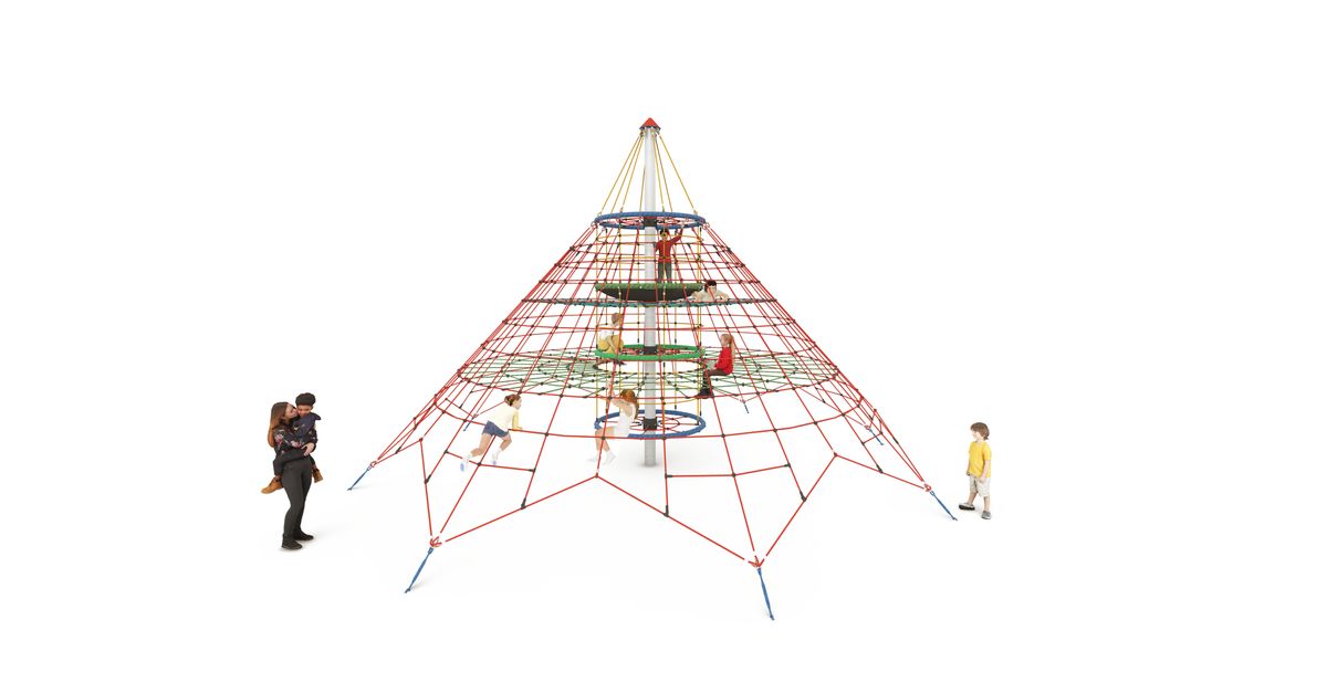 Rope Net Pyramid DINO 1 - Huck