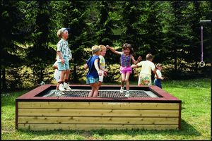 Trampoline 2000 - The Original, for mount with high-quality wood cladding