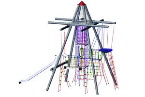 Vogelnestturm "Black Forest" - Stahlversion