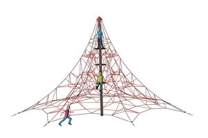 Seilpyramide SPIDER 6 mit 6 Abspannungen