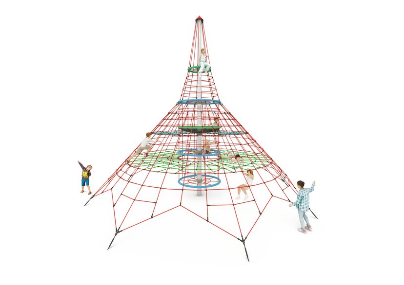 Rope Net Pyramid DINO XXL