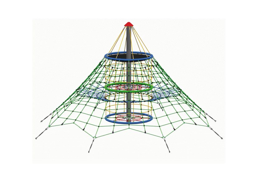 Rope Net Pyramid DINO 2