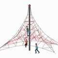 Seilpyramide SPIDER 6 mit 4 Abspannungen