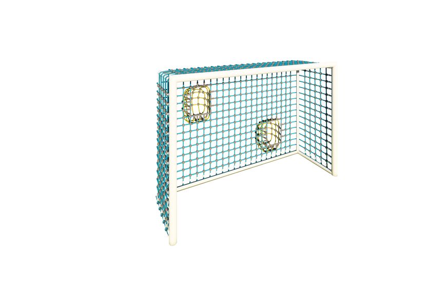 Football Goal "Goalie", Mesh size 13 x 13 cm, with 2 goal baskets