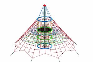 Seilnetz-Pyramide Dino 1