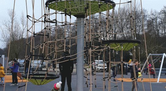 Eagles Nest Tree - steel crossbeams