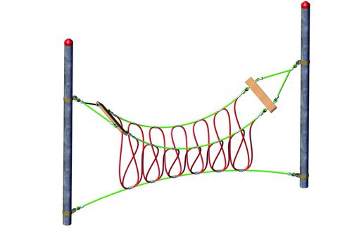 Schlaufenbrücke "Fun-Parcours" - Stahl
