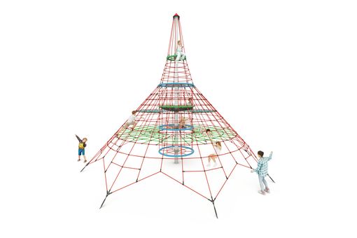 Seilnetz-Pyramide Dino XXL