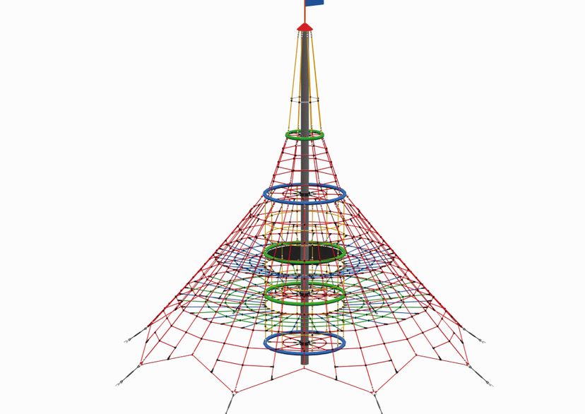 Seilnetz-Pyramide Dino XXL