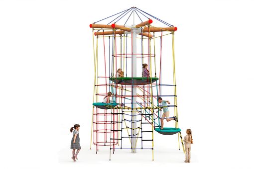 Vogelnestbaum „Adlerhorst“ - Querträger aus Holz