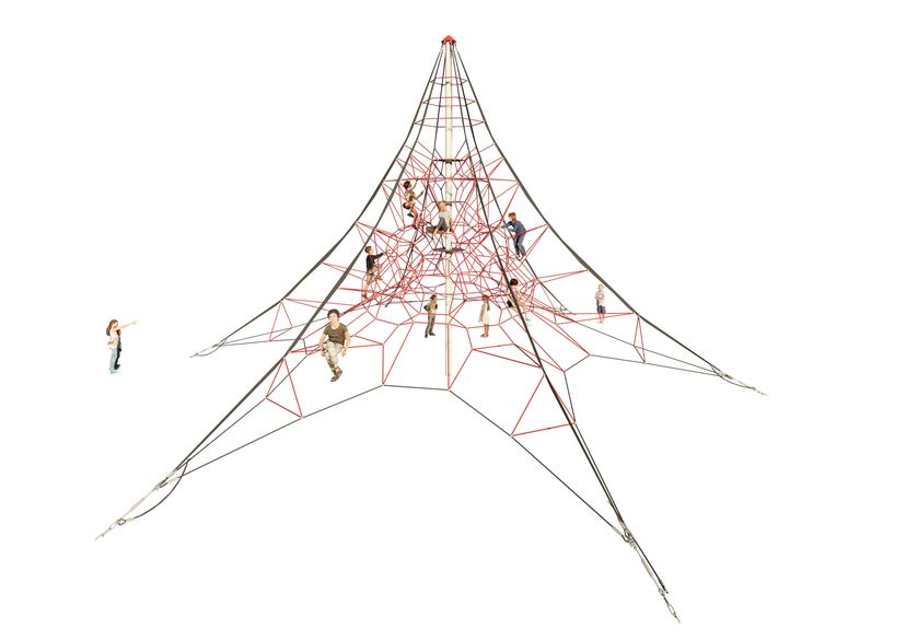 SPIDER 8 Pyramid with 6 guy lines