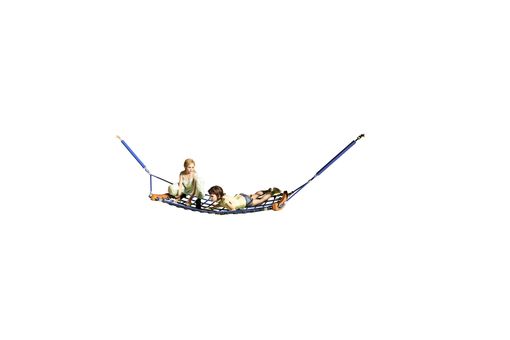 Hercules Rope Hammock with plastic knotsballs