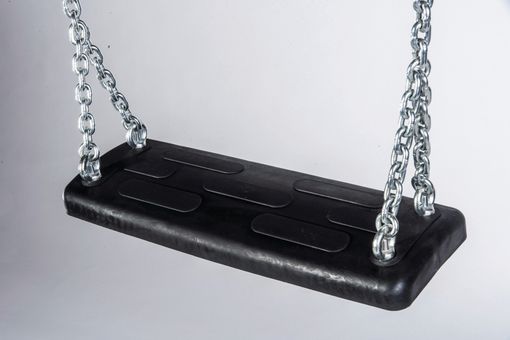 Sicherheitsschaukelsitz, mit 2,00 m - Ketten, schwarz