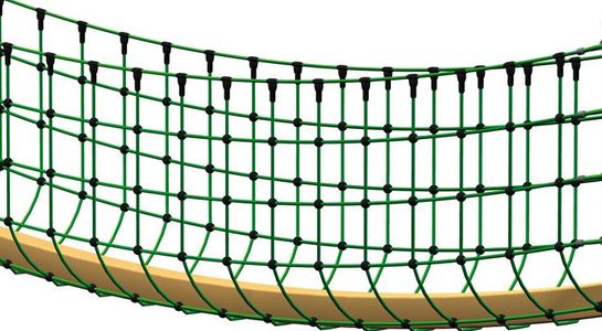 Dschungelbrücke per lfd.m., Lauffläche ca. 160 mm