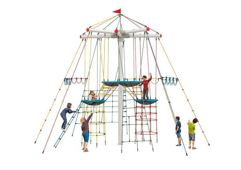 Vogelnestbaum - Querträger aus Stahl