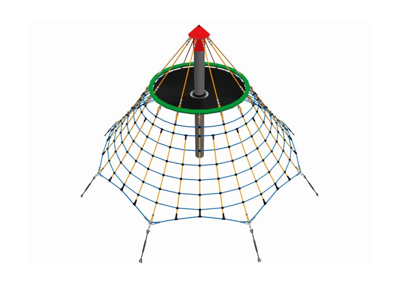 Seilnetz-Pyramide Dino 3