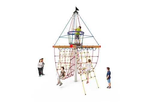 Piratenturm „Störtebeker“ - Querträger aus Holz