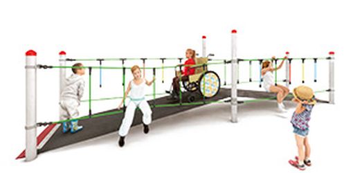 Barrierefreie Seilspielgeräte