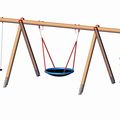 Schaukelgestell aus Douglasie, lang, Aufhängehöhe 2,00 m