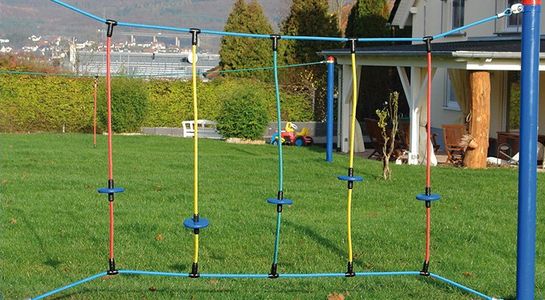 Kletterspiel Kleine Teller, für Stahlpfosten