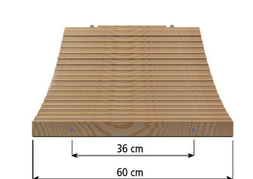Holzlaufsteg per lfd.m., Nutzbreite 50 cm