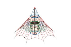 Dino 1 rope net pyramid