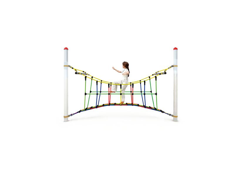 Bogenbrücke "Fun-Parcours" - Stahl