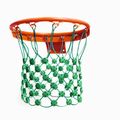 Basketballnetz einzeln - Seil grün/Clips grün