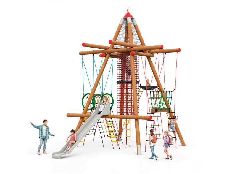 Vogelnestturm „Black Forest“ - Holz