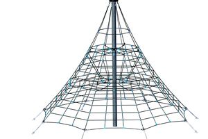 Kletternetz-Pyramide Black Space