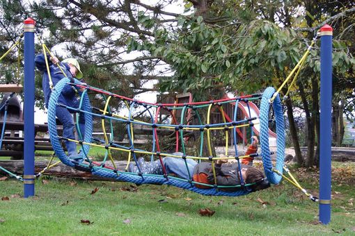 Abenteuertunnel "Fun-Parcours" - Robinie