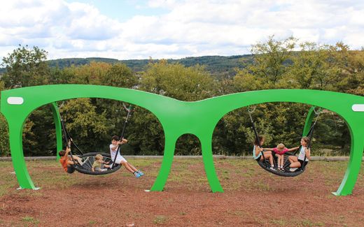 So ist auf dem Spielplatz richtig was los