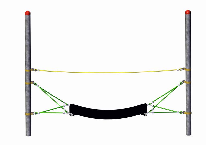 Rubber Hammock "Dillenburg" - Steel