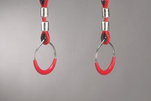 Römische Ringe, mit Kette (Ø 6 mm), inkl. Augenschrauben