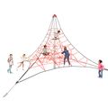 Seilpyramide SPIDER 4 mit 4 Abspannungen