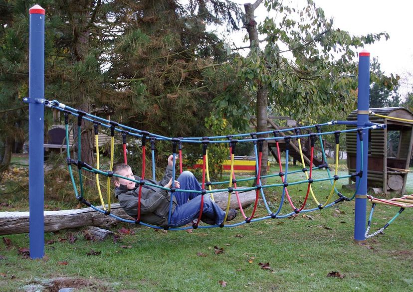 Climbing play - bridge, for robinia posts