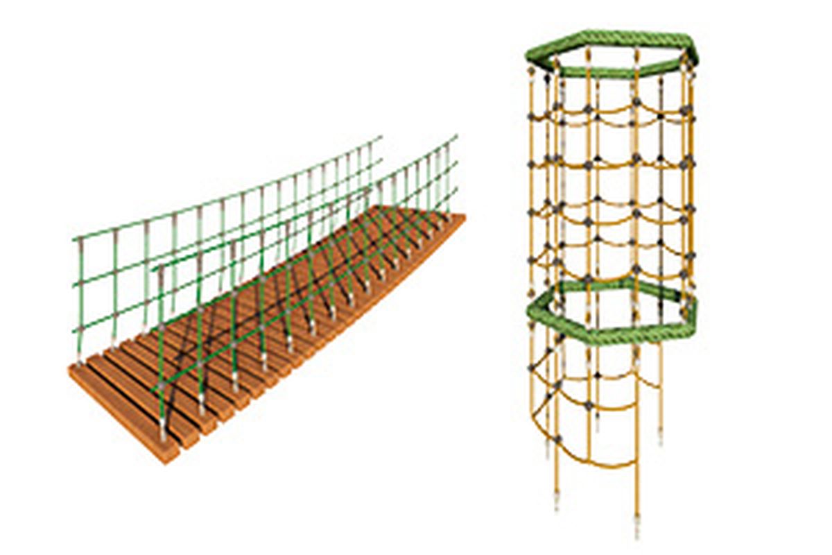 Rope Bridges + Rope Tunnels