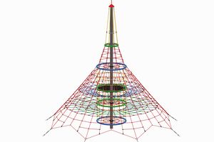 Seilnetz-Pyramide Dino XXL