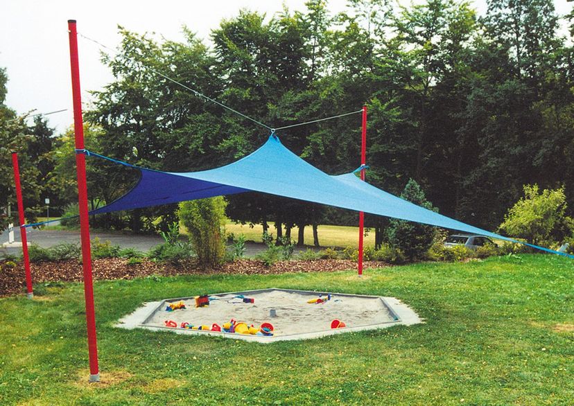 Sonnenpavillon-Abdeck-Kombination, ohne Bodenhülsen