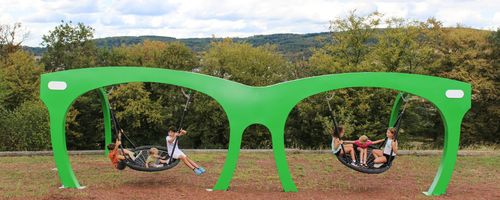 So ist auf dem Spielplatz richtig was los