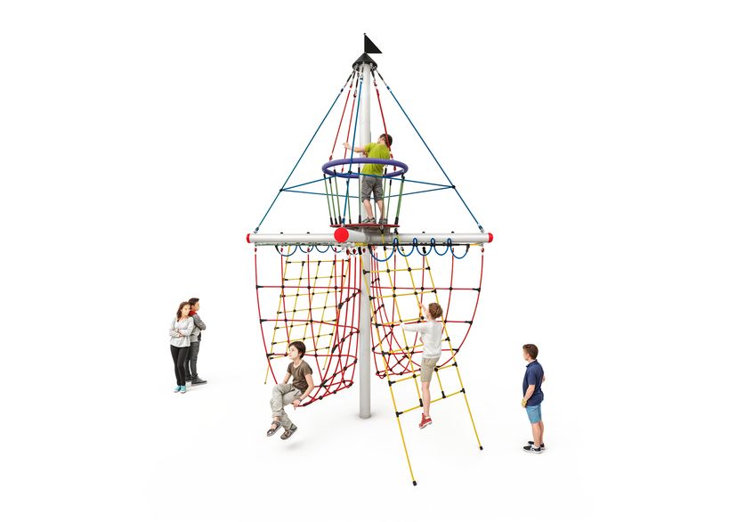 Piratenturm „Störtebeker“ - Querträger aus Stahl