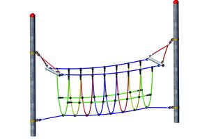 Bridge "Fun course" - Steel