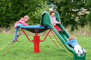 Little Eagles nest with slide