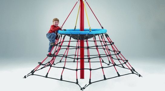 Dino Mini rope net pyramid