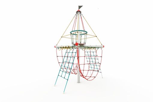 Pirate Tower - steel crossbeams