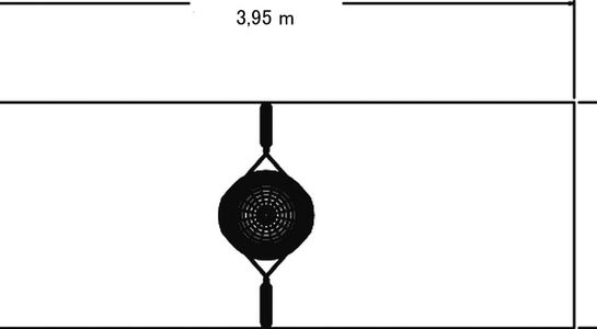 Mini-M-Schaukel, pulverlackiert